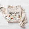 1Halloween SweatshirtHalloween SweaterGhost SweatshirtHalloween Dog SweatshirtGhost D