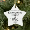 Emergency Nurse First Christmas Ornament 2023