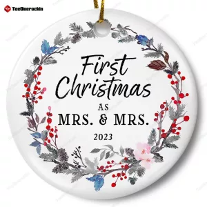 First Christmas as Mrs and Mrs 2023 Ornament