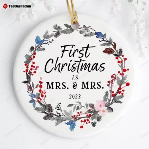 First Christmas as Mrs and Mrs 2023 Ornament