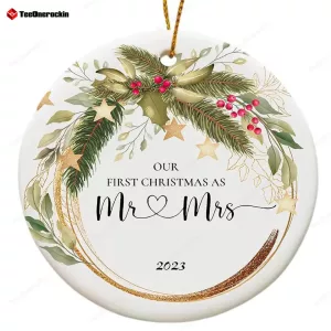 Our First Christmas, Our First Christmas As Mr And Mrs Ornament 2023
