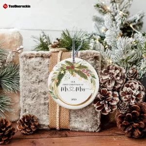 Our First Christmas As Mr And Mrs Ornament 2023