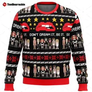 Don't Dream It Be It The Rocky Horror Picture Show Ugly Christmas Sweater