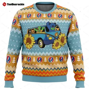 Grateful Dead Bus Grateful Dead Ugly Christmas Sweater