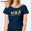 M.W.A Michigan Vs. The Word Ladies Boyfriend Shirt