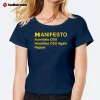 Manifesto Humiliate Ous Again Repeat Ladies Boyfriend Shirt
