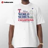 Texas Rangers 2023 World Series Champions Locker Room 1 1