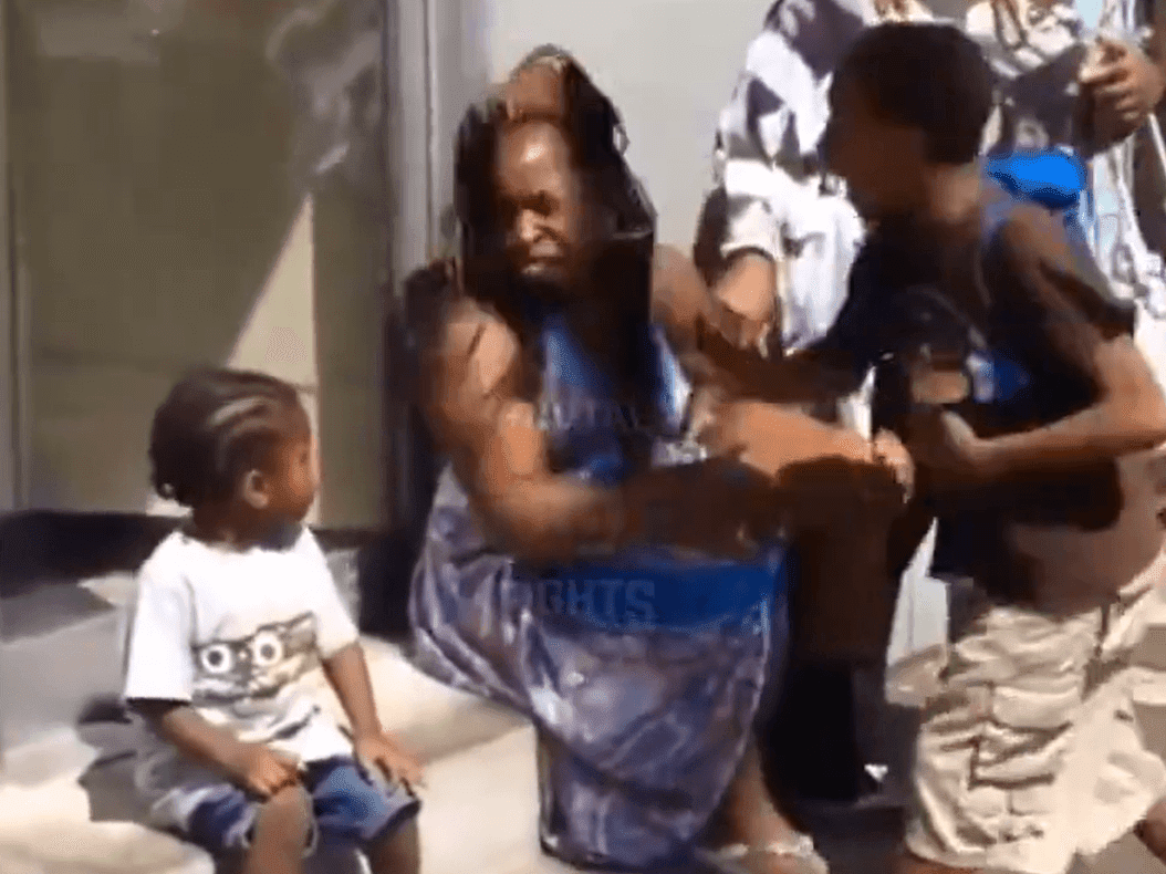 10-Year-Old Boy Desperately Slaps His Mother after Finding Her High On Drugs In The Street