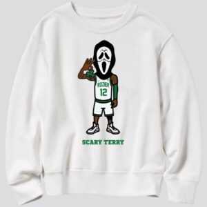 Drew Bledsoe Wearing Scary Terry Rozier Sweatshirt