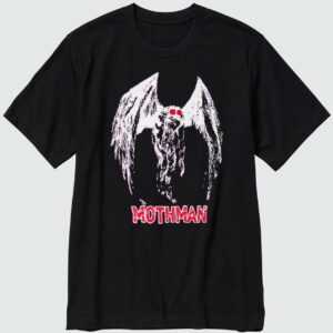 Mothman Black Vintage T-Shirt