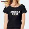 America First Ladies Boyfriend Shirt