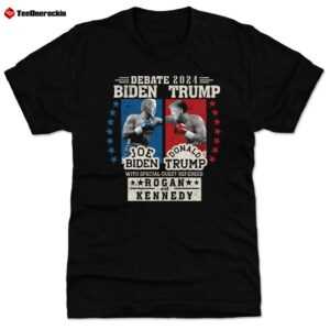 Biden Vs Trump 2024 With Special Guest Referees Rogan And Kennedy Premium SS T-Shirt