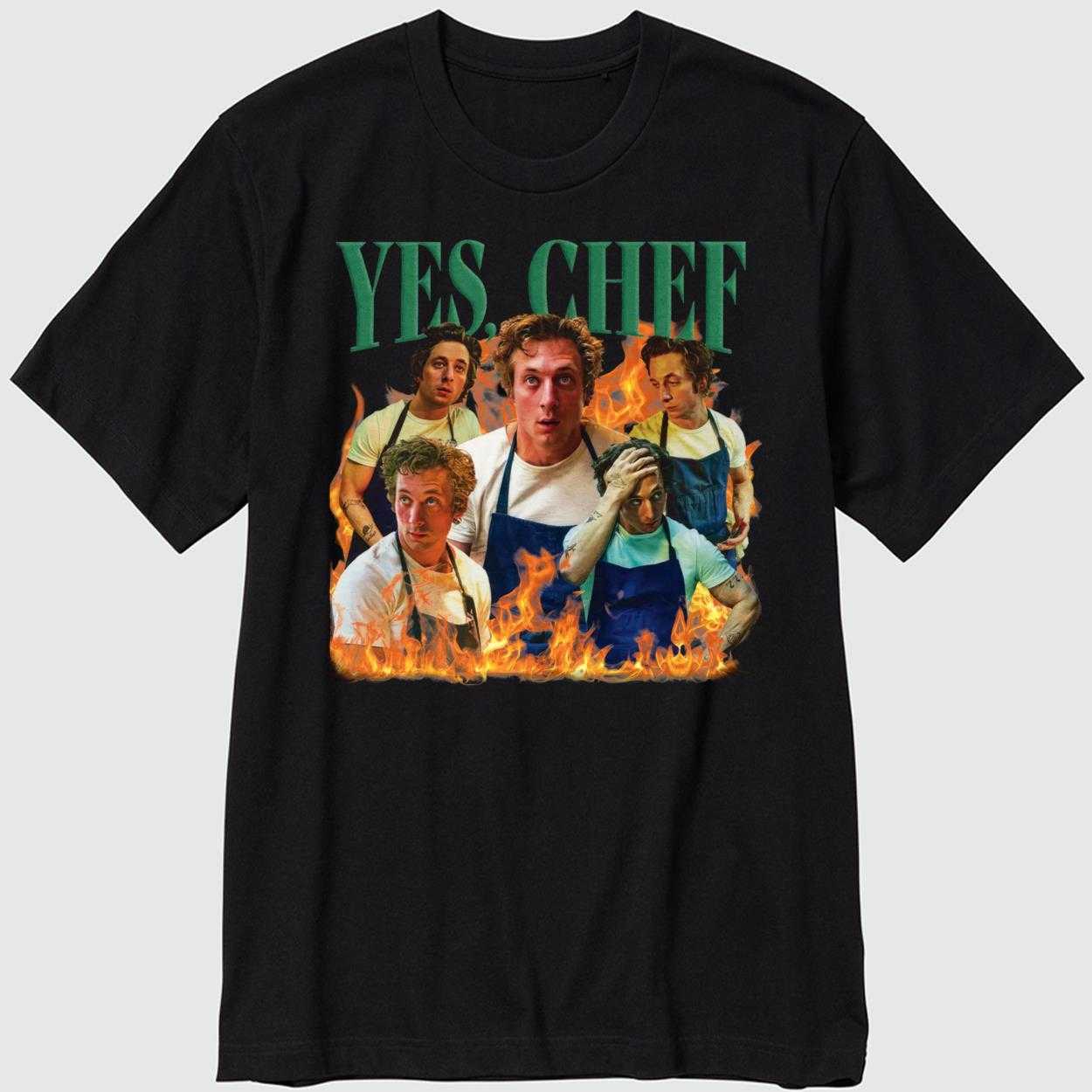 Jeremy Allen Yes Chef Vintage T-Shirt Jeremy Allen Yes Chef Vintage T-Shirt