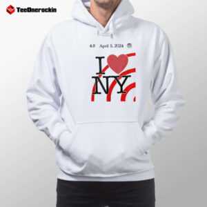 48 April 5 2024 Earthquake I Love Ny Hoodie