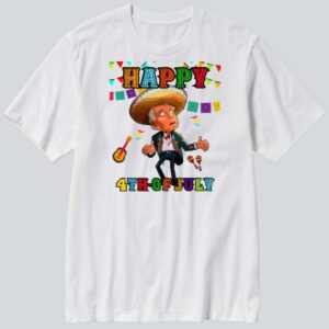 Funny Joe Biden Happy 4th Of July Mexican 2024 T-Shirt