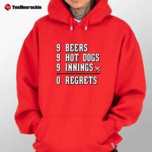 9 9 9 Challenge Beers Cincinnati Baseball Hoodie