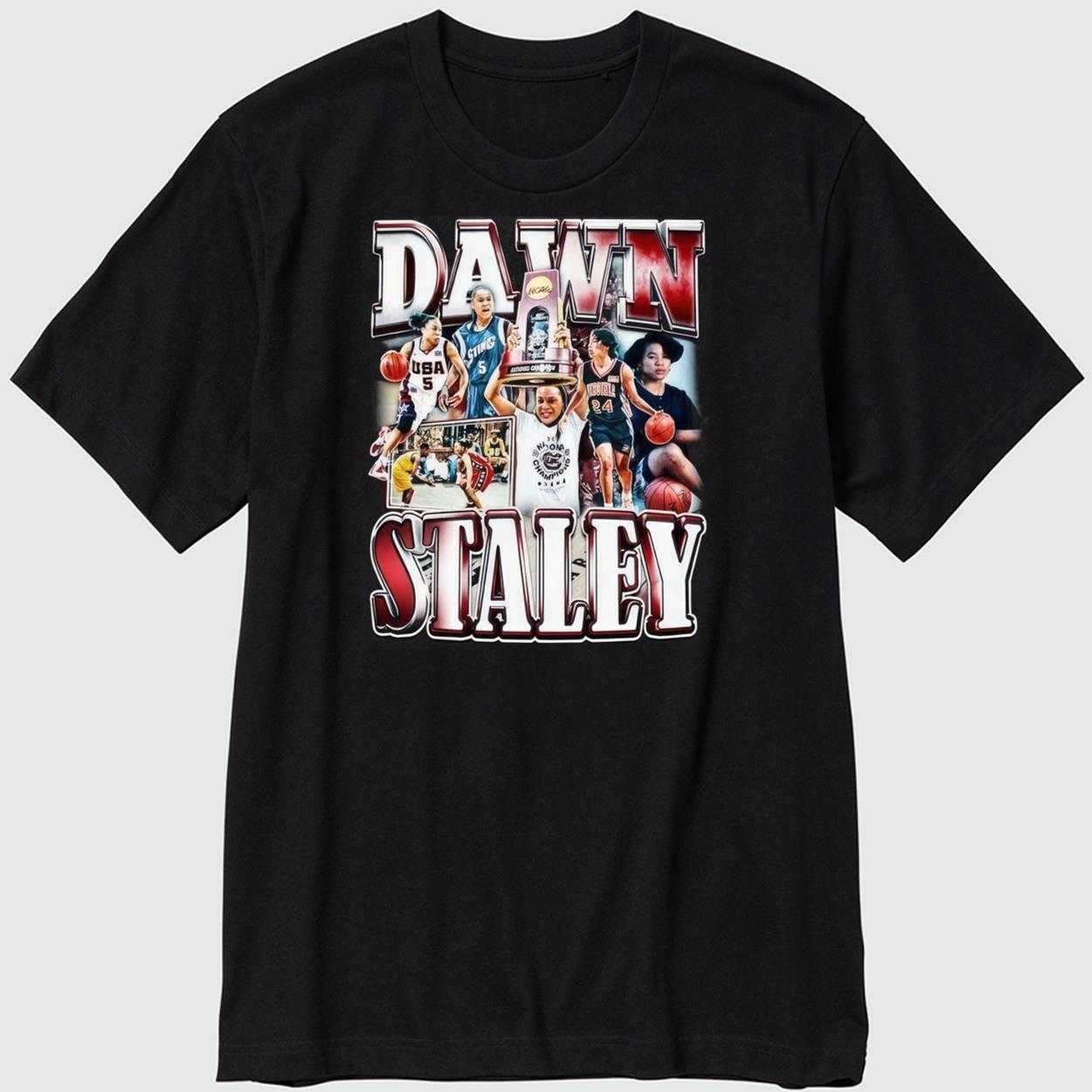 Aja Wilson Wear Dawn Staley 2024 National Champions T-Shirt Aja Wilson Wear Dawn Staley 2024 National Champions T-Shirt