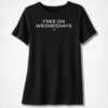 Biden Harris Free On Wednesdays Ladies' Boyfriend Shirt