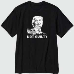 Donald Trump Not Guilty Drawing Art T-Shirt
