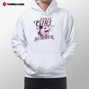 Mouse Feral Girl Summer Hoodie