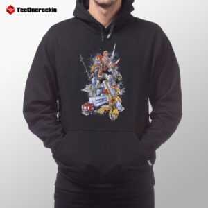 80s Heroes Tv Cartoons Mashup Hoodie