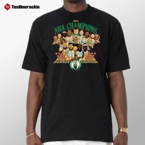 Aaron Dana Boston Celtics 2024 Champions Banner Eighteen Shirt