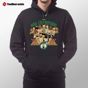 Aaron Dana Boston Celtics 2024 Champions Banner Eighteen Hoodie