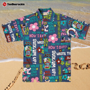 Go Barefoot Waste Time How's Szit Hawaiian Shirt