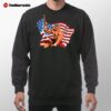 Hulk Hogan Flag Us Enters Beverage Ring Sweatshirt