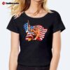 Hulk Hogan Flag Us Enters Beverage Ring Ladies' Boyfriend Shirt