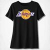 The Lebrons Mix Logo LA Lakers T-Shirt The Lebrons Mix Logo LA Lakers Ladies' Boyfriend Shirt