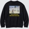 Trump The One Wall That Will Make America Great Again Cartoon Sweatshirt