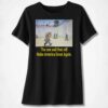 Trump The One Wall That Will Make America Great Again Cartoon Ladies' Boyfriend Shirt