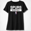 Victor Wembanyama Wearing Spurs Basketball Ladies' Boyfriend Shirt