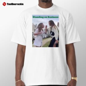 Wife Jason Kelce Standing On Business Shirt