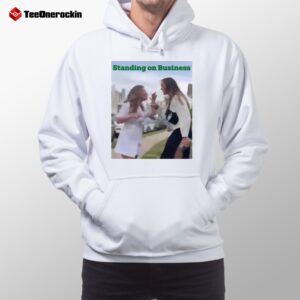 Wife Jason Kelce Standing On Business Hoodie