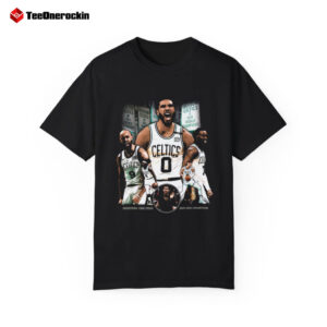 Front Jayson Tatum Wear Boston Celtics 2024 World Champs Shirt