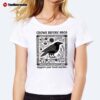 Crows Before Bros Nordic Nature Three Legged Ladies Boyfriend Shirt