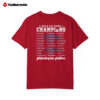 Back Philadelphia Phillies 2024 East Division Champ Red October Shirt