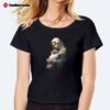 Mother Mary Moo Deng Ladies Boyfriend Shirt