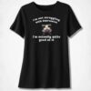 Cat I'm Not Struggeling With Actually Quite T-Shirt Cat I'm Not Struggeling With Actually Quite Ladies Boyfriend Shirt