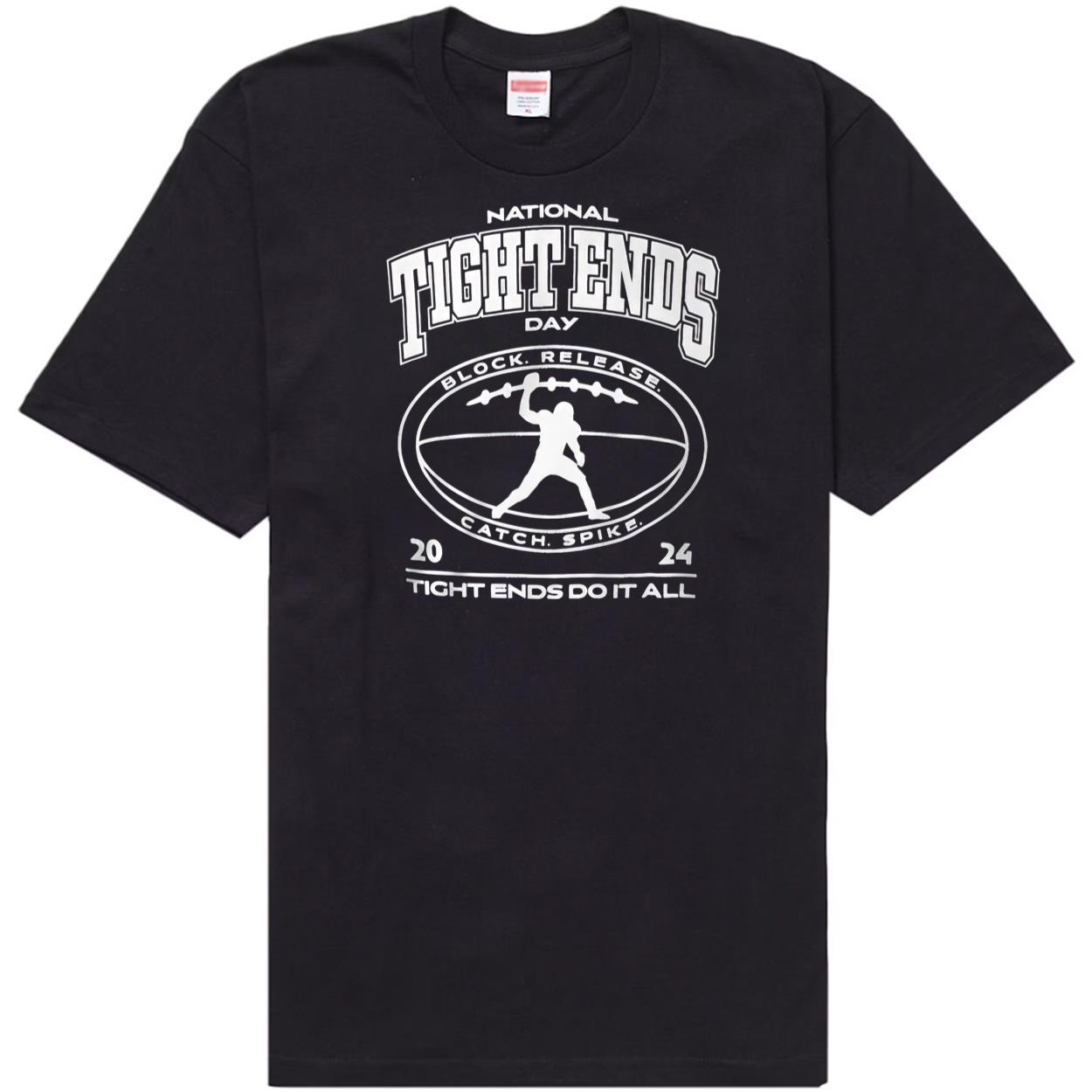 National Tight Ends Day Block Release Catch Spike 2024 Premium SS T-Shirt National Tight Ends Day Block Release Catch Spike 2024 Premium SS T-Shirt