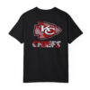 Back Wolf Kansas City Chiefs Merry Christmas 2024 T-Shirt