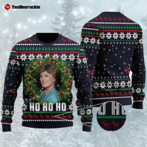 Blanche Devereaux Ho Ho Ho Christmas 2024 Ugly Holiday Sweater