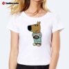 Chill Guy Dog Jone Jones Ladies Boyfriend Shirt