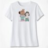 Chill Guy And Queen Never Cry Ladies Boyfriend Shirt