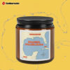 Gulf Of C.U.M Cuba Usa Mexico Candle