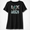 Philadelphia Eagles Let's Hunt Super Bowl Lix Ladies Boyfriend Shirt