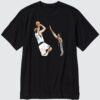 Andre Drummond Wear Dirk Nowitzki Performing His Signature Fadeaway Jumper Over Tim Duncan T-Shirt