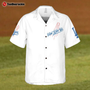 Front Not Like Us LA 10 2 Outs Freddie Freeman World Series 2025 Hawaiian Shirt